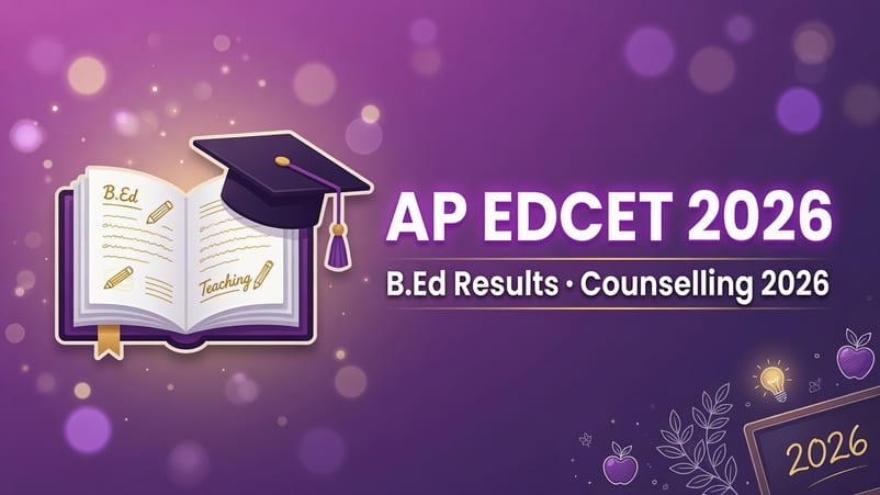 AP EDCET 2026 — B.Ed results and counselling updates