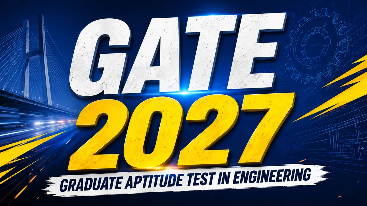 GATE 2027 Notification — Registration apply online IIT Madras GOAPS exam dates