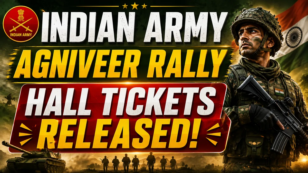Indian Army Agniveer Rally Admit Card 2026 — Download physical hall ticket Phase-II
