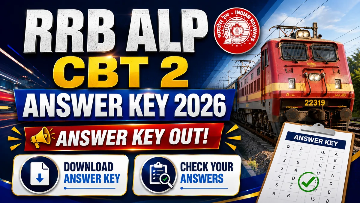 RRB ALP CBT 2 Answer Key 2026 — download response sheet and raise objection CEN 01/2025