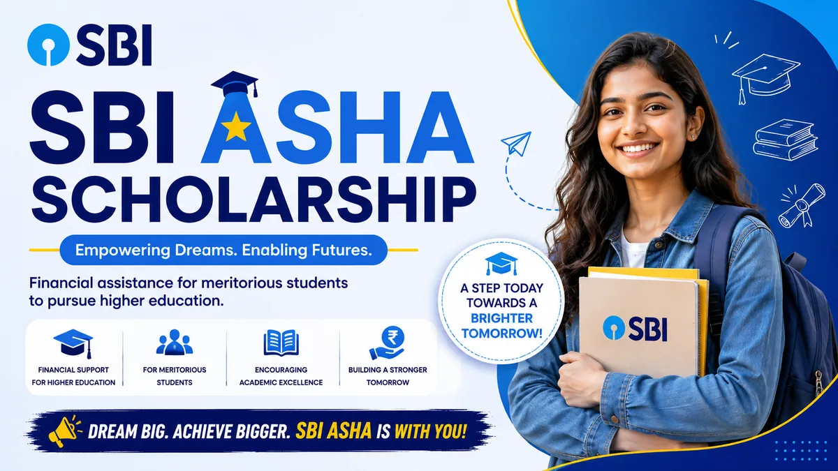 SBI Asha Scholarship 2026 — Apply online Platinum Jubilee amount eligibility last date
